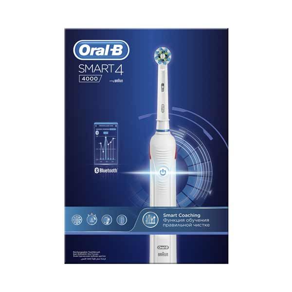 Oral-B Smart 4 4000 CrossAction Electric Toothbrush Rechargeable