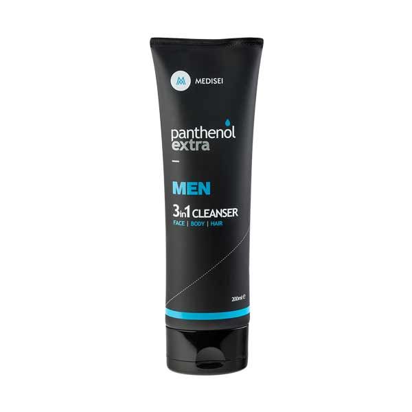 Medisei Panthenol Extra Men Αναζωογονητικό Αφρόλουτρο & Σαμπουάν 3 Σε 1 Για Πρόσωπο/Σώμα/Μαλλιά 200ml