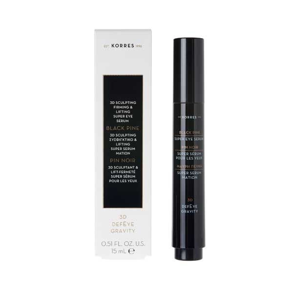 Korres Black Pine 3D Defeye Gravity Super Eye Serum Sculpting, Firming & Lifting 15ml