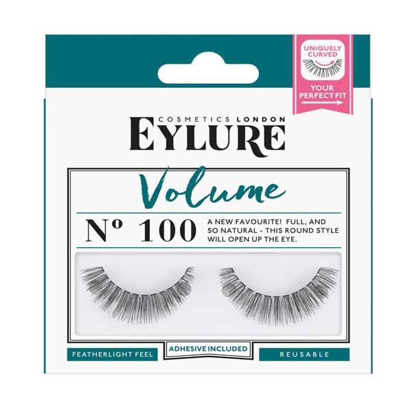 Eylure Lashes Volume No.100  for an Ample, Regular Lash Look