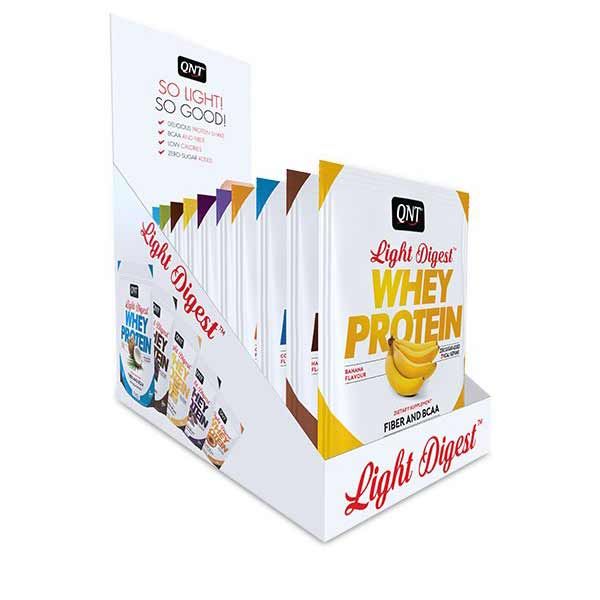QNT Light Digest Whey Protein  Διάφορες Γεύσεις 40g