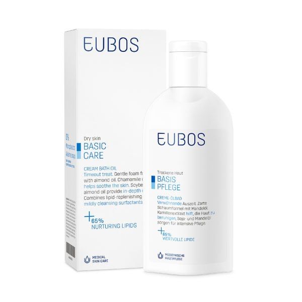 Eubos Cream Bath Oil Ελαιώδες Αφρόλουτρο Για Ξηρό Δέρμα 200ml