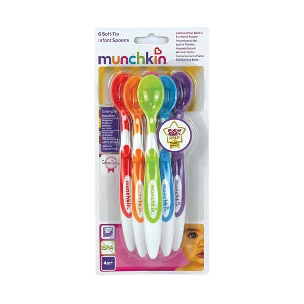 Munchkin Soft-Tip Infant Spoons 4m+ 6pcs
