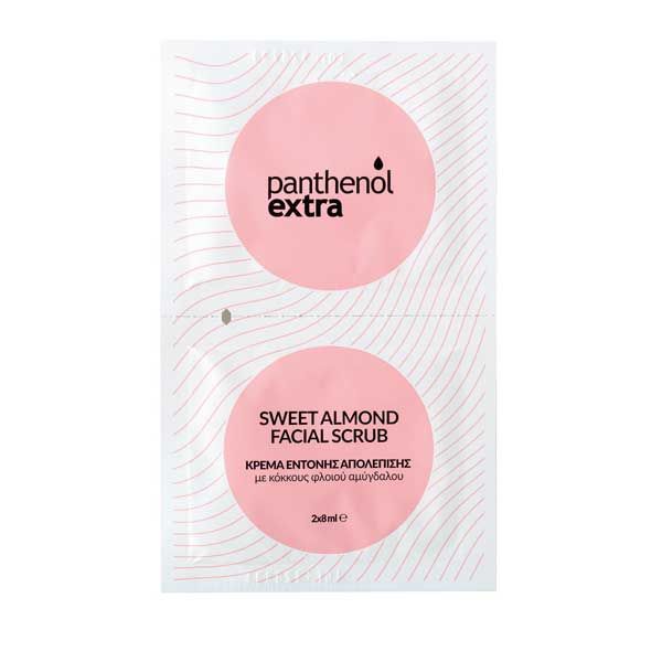 Panthenol Extra Sweet Almond Facial Scrub 2*8ml