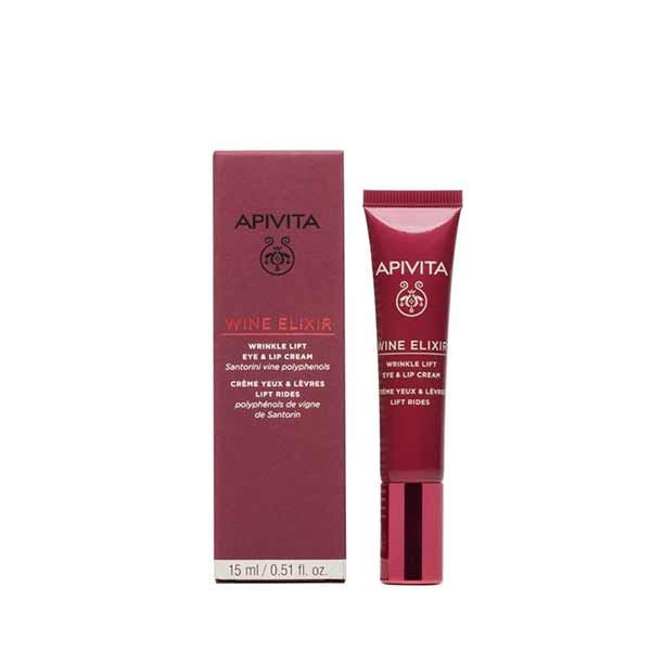 Apivita Wine Elixir Wrinkle Lift Eye and Lip Cream 15 ml