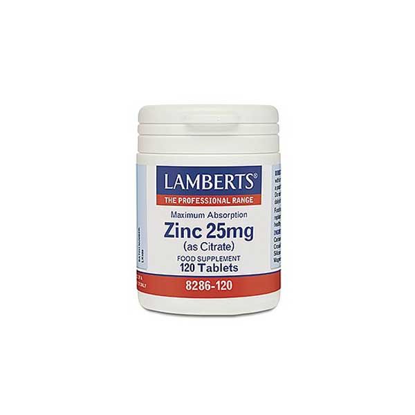 Lamberts Zinc Citrate 25mg 120tabs