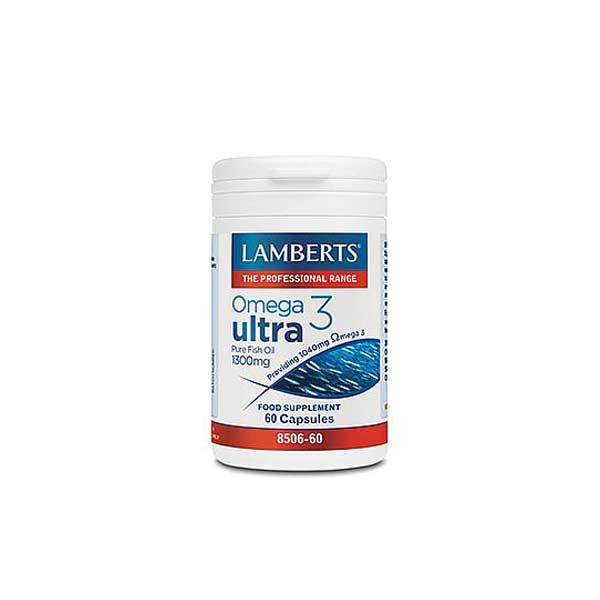 Lamberts Omega 3 Ultra Pure Fish Oil 1300mg 60 caps