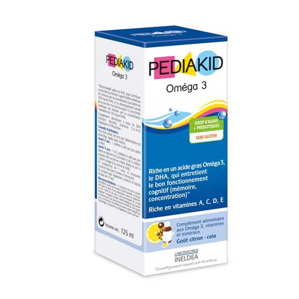 Pediakid Oméga 3 Σιρόπι Ωμέγα-3 με Γεύση Λεμόνι-Cola 125ml