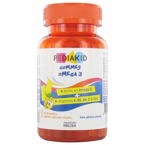 Pediakid Gommes Oméga 3 60cubs (138g)