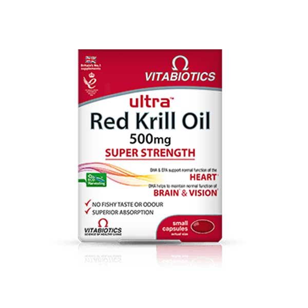Vitabiotics Red Kril Oil 30 ταμπλέτες