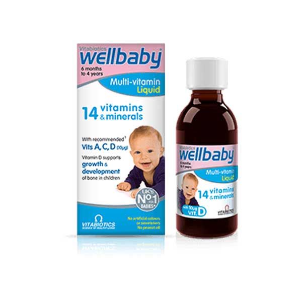 Vitabiotics Wellbaby Multivitamin Liquid 150ml