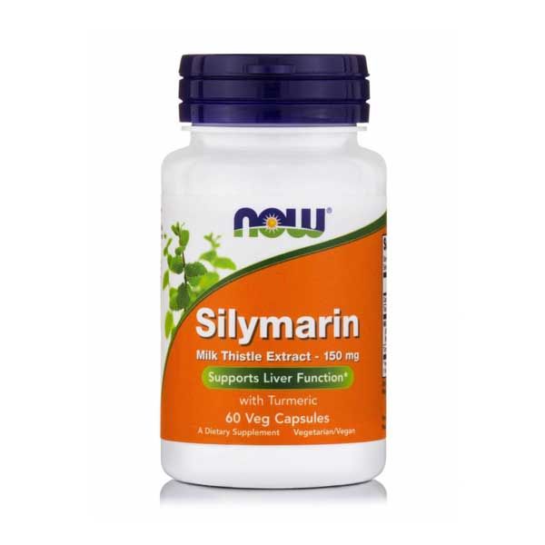 Now Silymarin Milk Thistle Extract 150mg 60 Veg Capsules