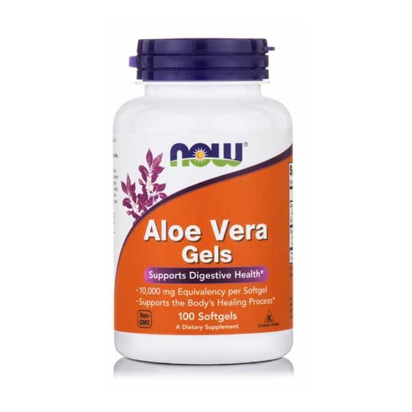 Now Aloe Vera Gels 100 Softgels