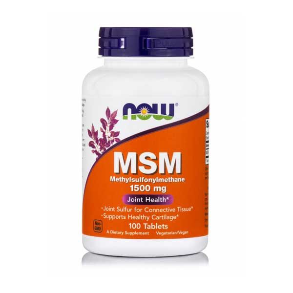 Now MSM 1500mg 100 Tablets