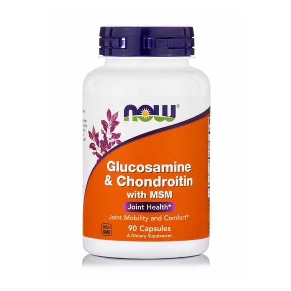 Now Glucosamine & Chondroitin With MSM 90 Capsules