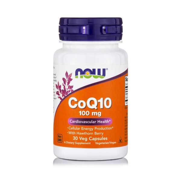 Now CoQ10 100mg 30 Veg Capsules