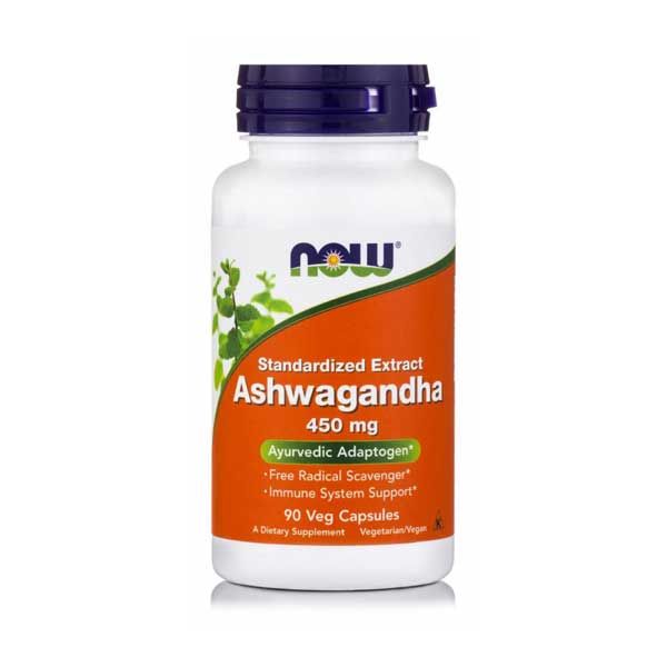 Now Ashwagandha 450mg 90 Veg Capsules