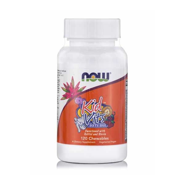 Now Kid Vits Berry Blast 120 Chewables