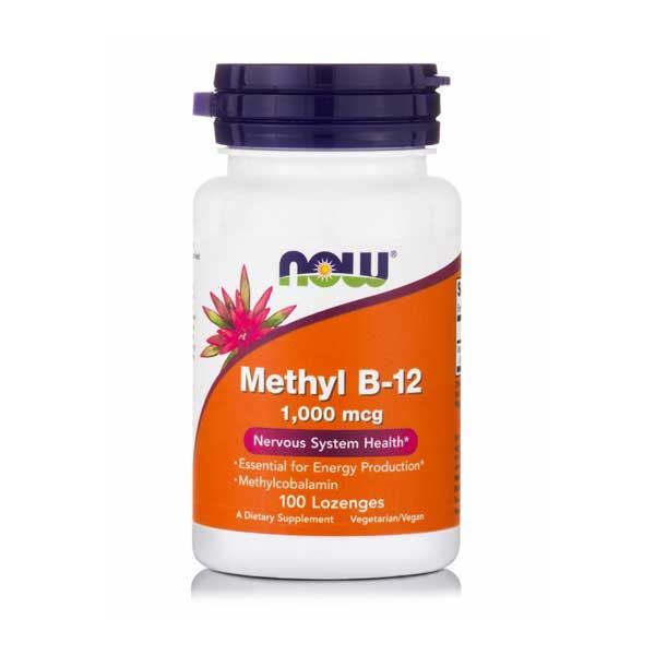 Now Methyl B-12 1000mcg 100 Lozenges