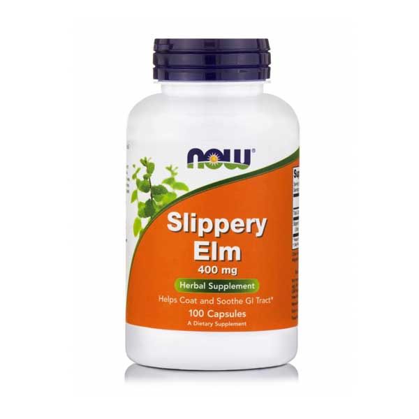 Now Slippery Elm 400mg 100 Capsules