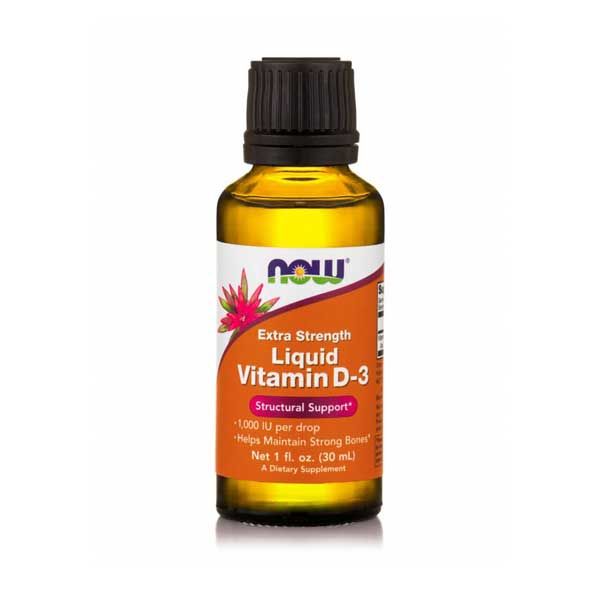 Now Extra Strength Liquid Vitamin D-3 30ml