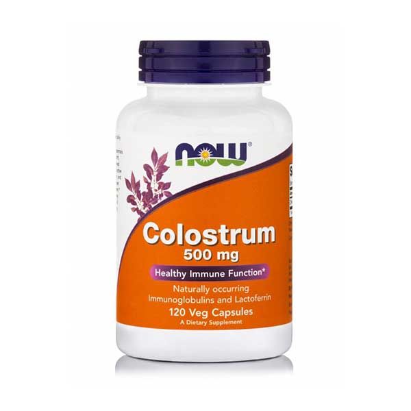 Now Colostrum 500mg 120 Veg Capsules