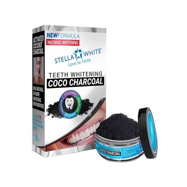 Stella White Teeth Whitening Coco Charcoal 40g