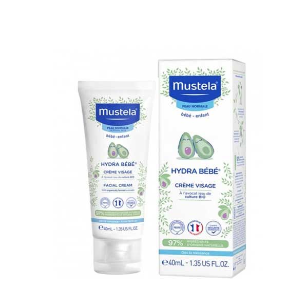 Mustela Hydra Bébé Κρέμα Ενυδάτωσης Προσώπου 40ml