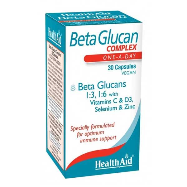 Health Aid Beta Glucan Complex 30 κάψουλες