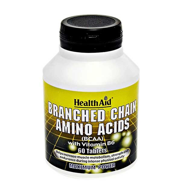 HealthAid Branch Chain Amino Acids + Vitamin B6 60 tablets