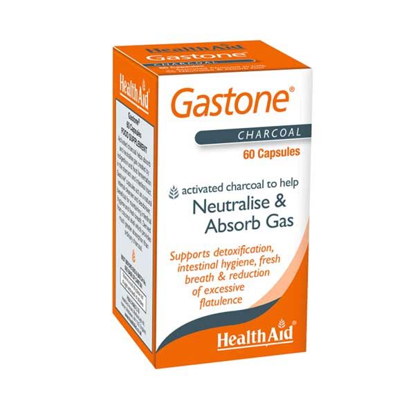 Health Aid Gastone (Activated Charcoal) 60 Capsules