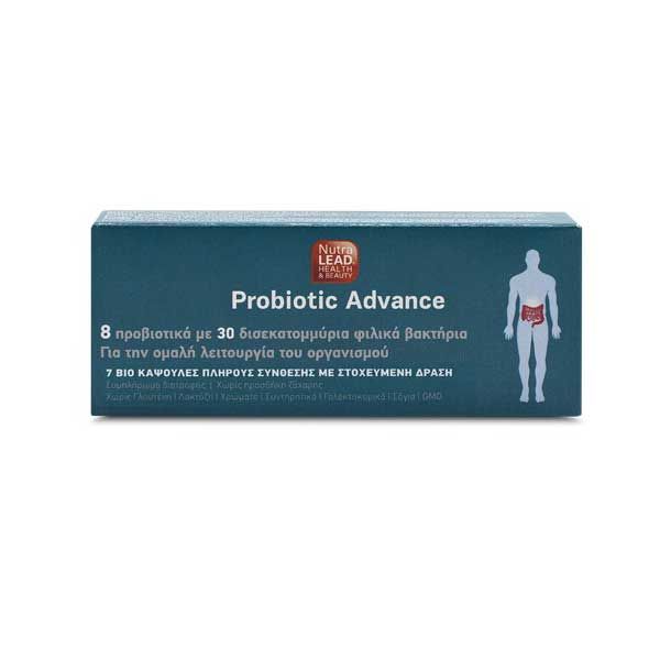 NutraLead Probiotic+ 5 Probiotics with 6 billion Strains & Prebiotics 10 capsulesNutraLead Probiotic Advance 8 Probiotic Strains 7 bio capsules