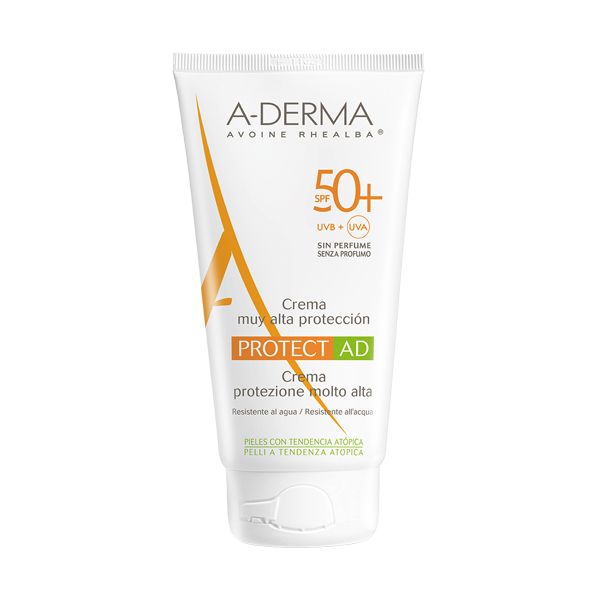 A-derma Protect AD Αντηλιακή Κρέμα Προσώπου/Σώματος Για Το Εύθραυστο/Ατοπικό Δέρμα Spf50+ 150ml