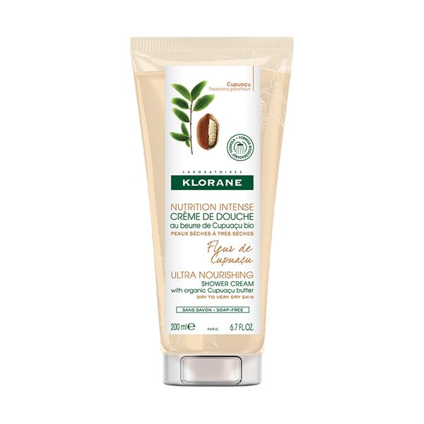 Klorane Ultra Nourishing Shower Cream with Organic Cupuaçu Flower  200ml