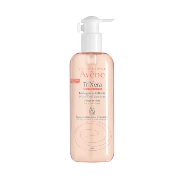 Avene Trixera Nutrition Λεπτόρευστο Θρεπτικό Καθαριστικό Για Πρόσωπο/Σώμα Για Ξηρές Επιδερμίδες 500ml