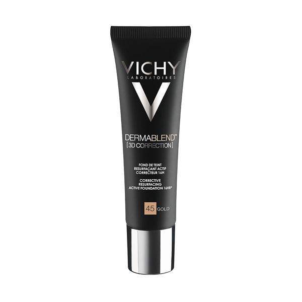 Vichy Dermablend 3D Καλυπτικό & Διορθωτικό Make-Up Προσώπου Για Λιπαρό & Με Τάση Ακμής Δέρμα Spf25 45 Gold 30ml