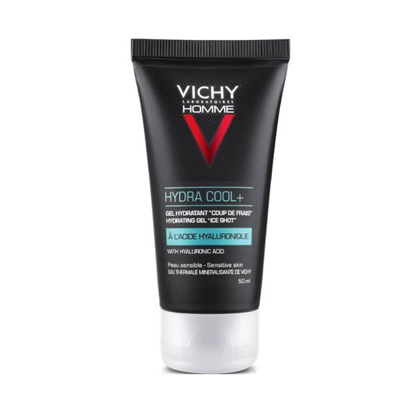 Vichy Homme Hydra Cool+ Ενυδατικό Τζελ Με Υαλουρονικό Οξύ Για Πρόσωπο & Μάτια 50ml