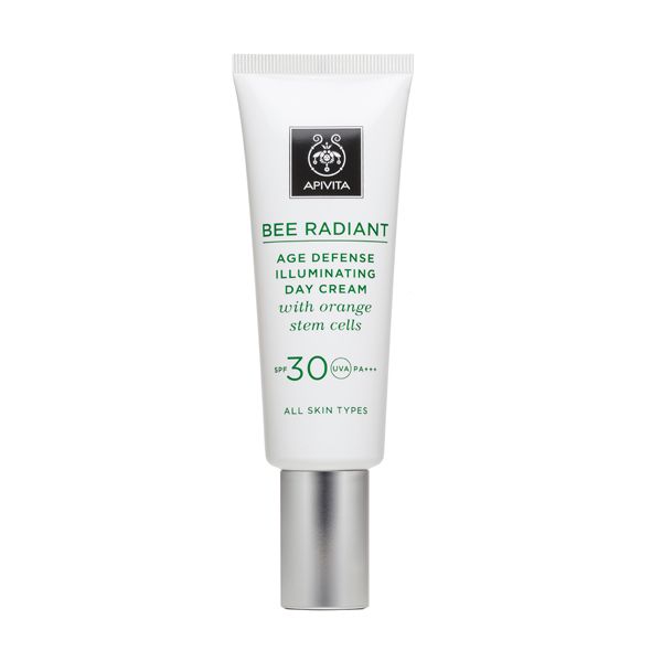 Apivita Bee Radiant Κρέμα Ημέρας Αντιγήρανσης & Λάμψης Με Βλαστοκύτταρα Πορτοκαλιού Spf30 Για Όλες Τις Επιδερμίδες 40ml