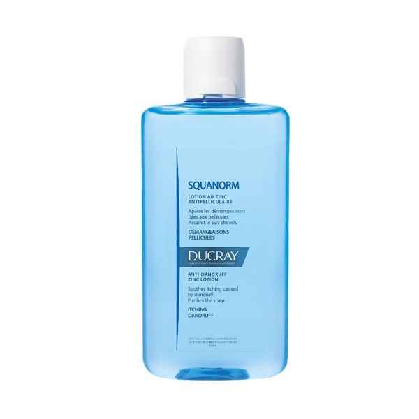 Ducray Squanorm Anti-Dandruff Zinc Lotion For Itching Dandruff 200ml