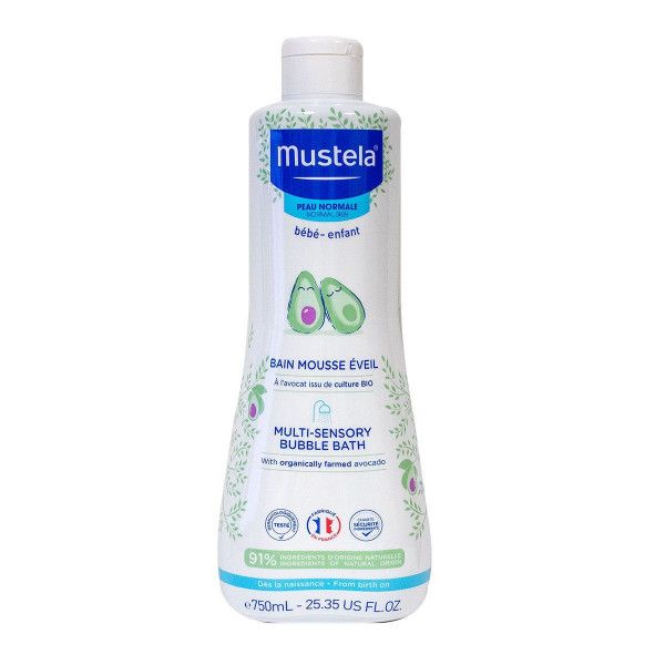 Mustela Multi-Sensory Bubble Bath Τονωτικό Αφρόλουτρο για Βρέφη & Παιδιά 750ml