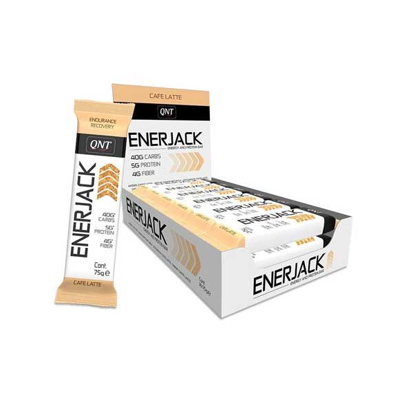 QNT Enerjack Μπάρα Για Ενέργεια Με Γεύση Cafe Latte 75g