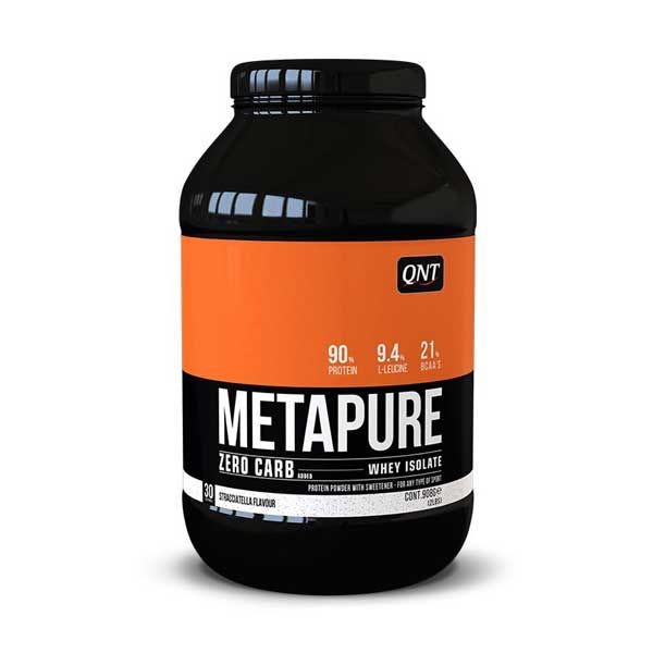 QNT Metapure Zero Carb Απομονωμένη Πρωτεΐνη Ορού Γάλακτος Με Γεύση Stracciatella 908g