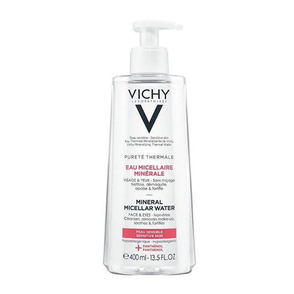 Vichy Purete Thermale Mineral Νερό Καθαρισμού & Ντεμακιγιάζ Micellaire Με Μεταλλικά Στοιχεία Για Ευαίσθητο Δέρμα 400ml