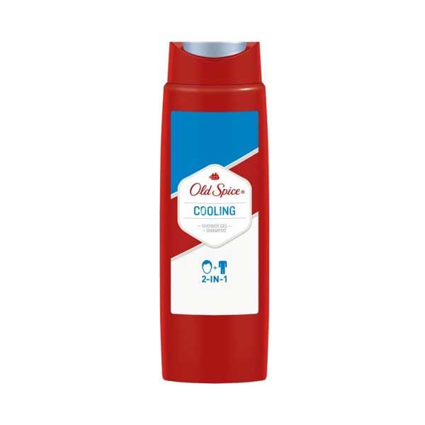 Old Spice Cooling Αφρόλουτρο & Σαμπουάν 2 Σε 1 400ml