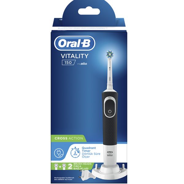 Oral-B Vitality 150 Cross Action Black Electric Toothbrush