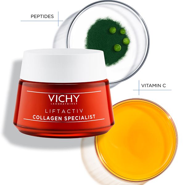 Vichy Liftactiv Collagen Specialist Κρέμα Προσώπου Για Επανόρθωση Βαθιών & Κάθετων Ρυτίδων Για Όλες Τις Επιδερμίδες 50ml