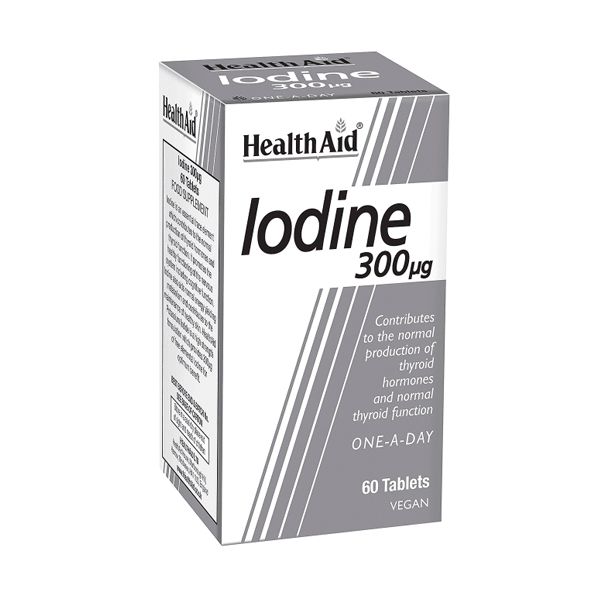 Health Aid Iodine 300mcg Vegan 60 Ταμπλέτες