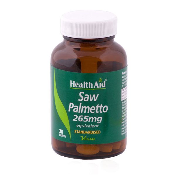 Health Aid Saw Palmetto 265mg Vegan 30 Ταμπλέτες