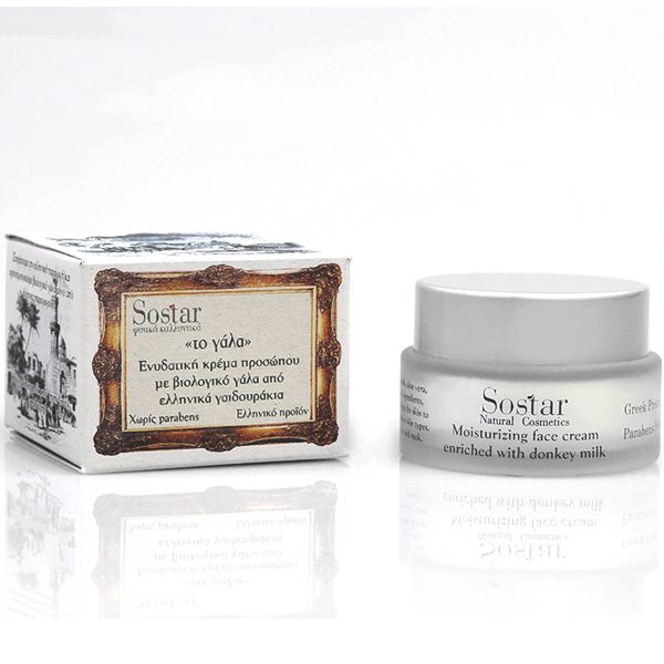 Sostar "The Milk" Moisturizing face cream with Organic Donkey Milk 50ml