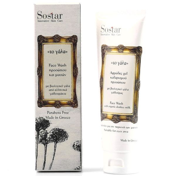 Sostar "The Milk" Face Wash with Organic Donkey Milk 150ml